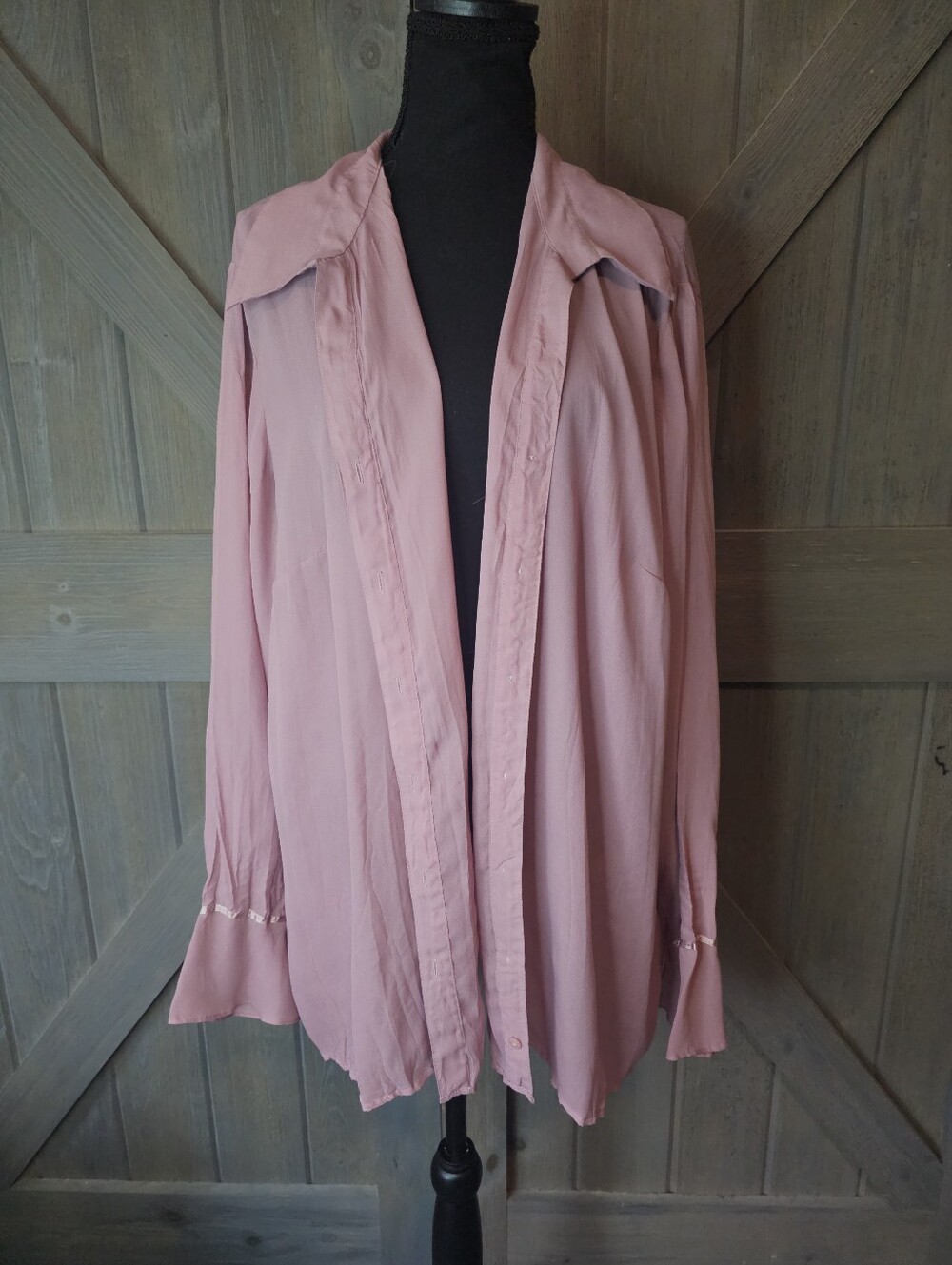 Apostrophe Sheer Blouse sz 2X